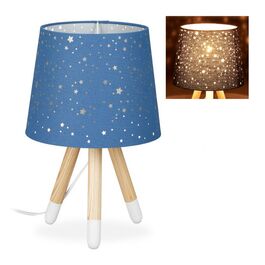 Relaxdays Tischlampe Kinderzimmer Sterne