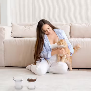 Relaxdays Erhöhter Katzennapf 2er Set