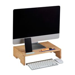 Relaxdays Monitorständer aus Bambus