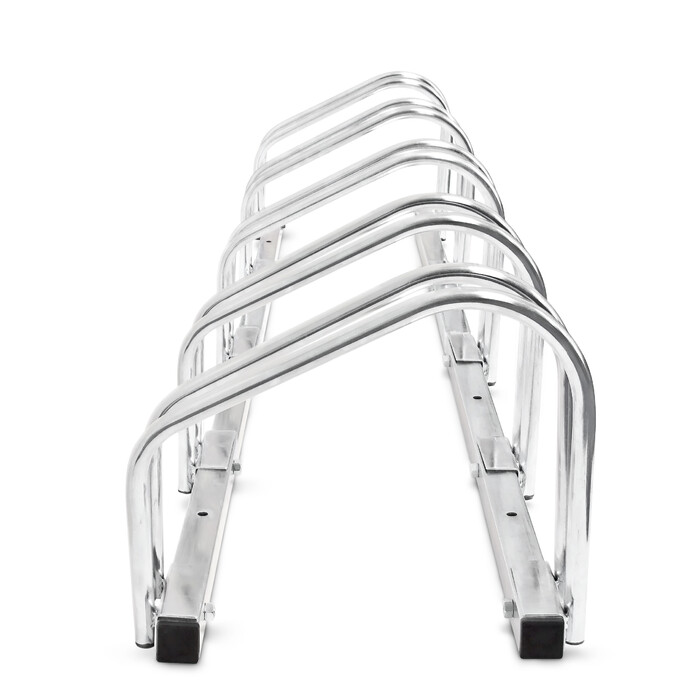 Relaxdays Fahrradständer 5 Fahrräder Stahl 130cm