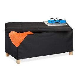 Relaxdays Kunstleder Sitzbank