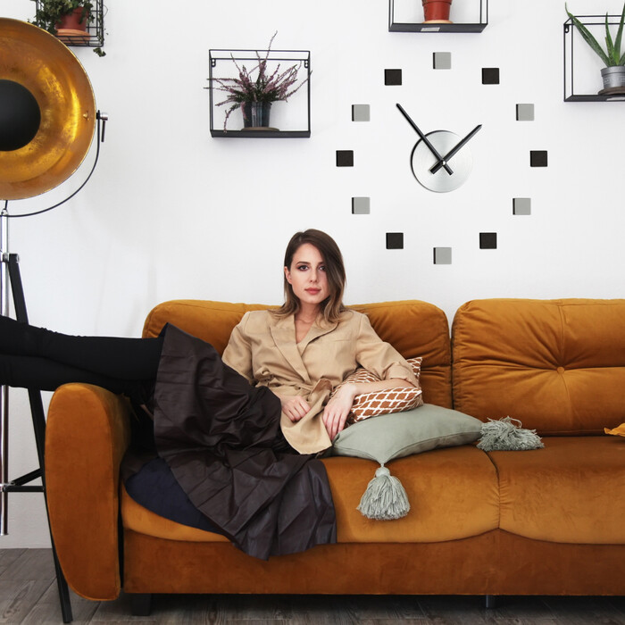 Relaxdays Wanduhr DIY modern