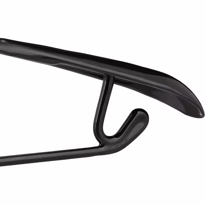 Relaxdays 20er Set rutschfeste Metall-Kleiderbügel für Anzüge, 45 cm, Schwarz