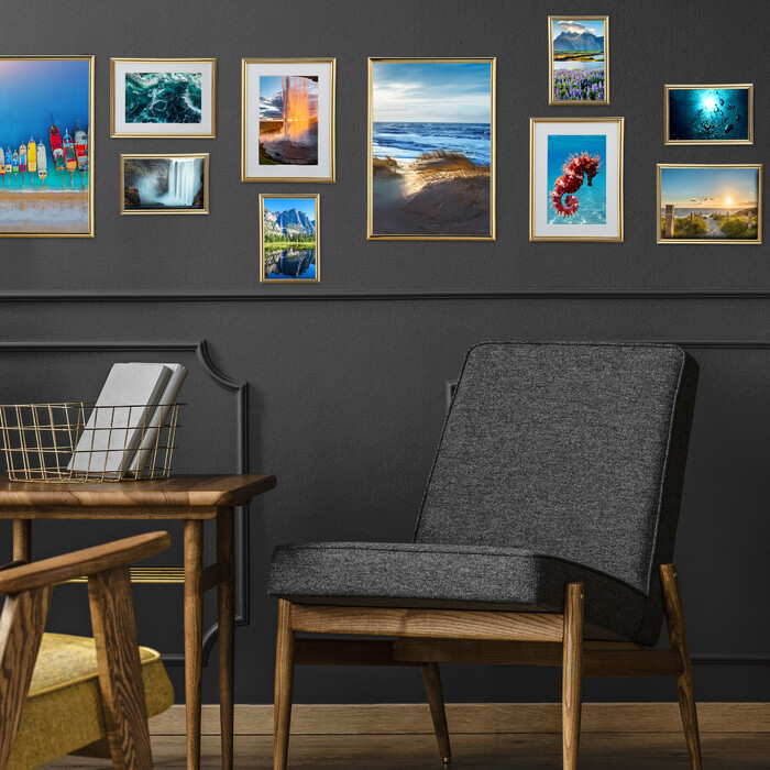 Relaxdays Bilderrahmen 2er Set 15 x 20 cm