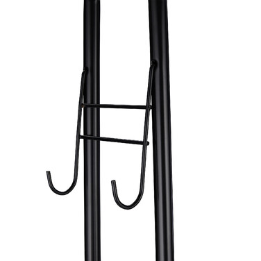 Relaxdays Rollgarderobe mit Ablage & Haken