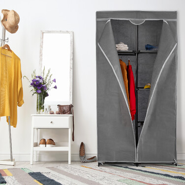 Relaxdays Stoffschrank geschlossen