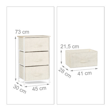 Relaxdays Regalsystem verschiedene Varianten beige