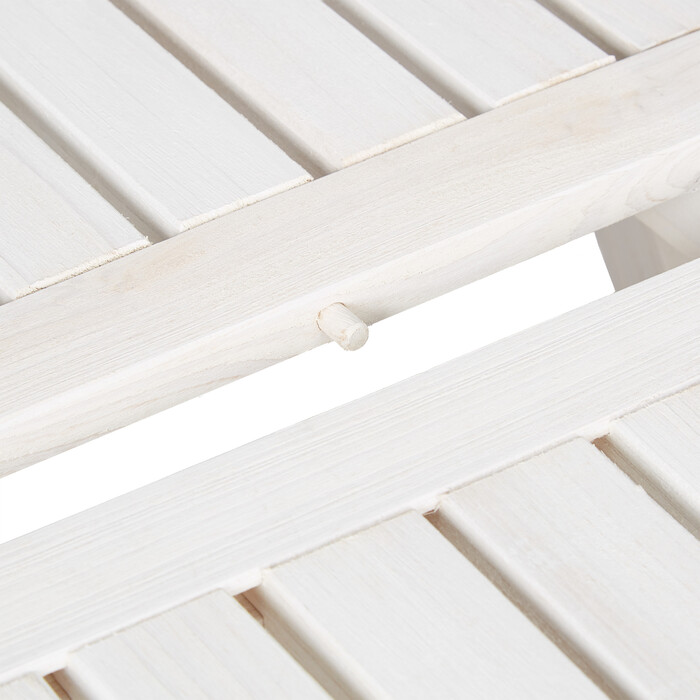 Relaxdays Weißer Klapptisch aus Holz