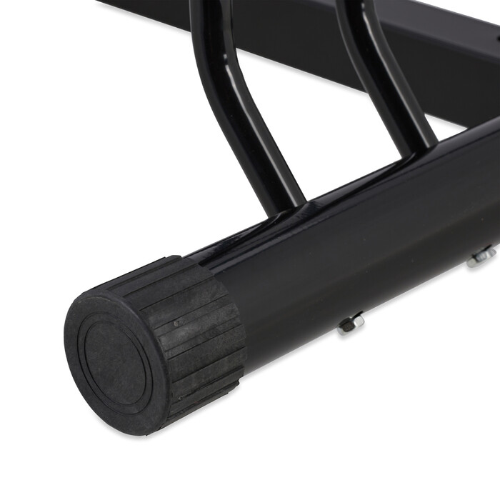 Relaxdays Schwarzer Fahrradständer für 2 Fahrräder