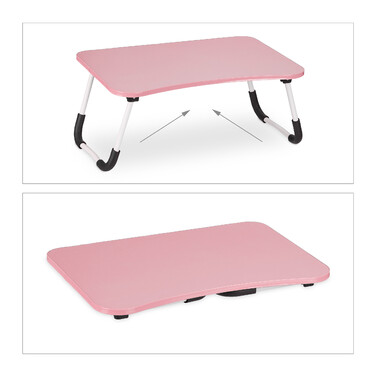 Relaxdays Pinker Laptoptisch