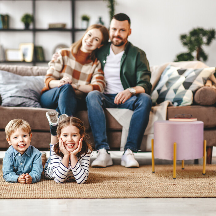 Relaxdays Samt Hocker mit 4 Metallbeinen