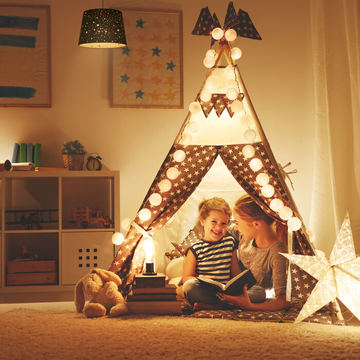 Relaxdays Kinderzimmerlampe Sterne