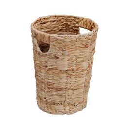 Relaxdays Papierkorb aus Wasserhyazinthe