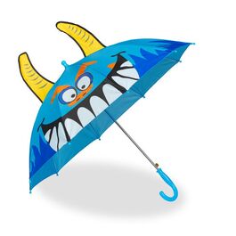 Relaxdays Kinder Regenschirm 'Monster'