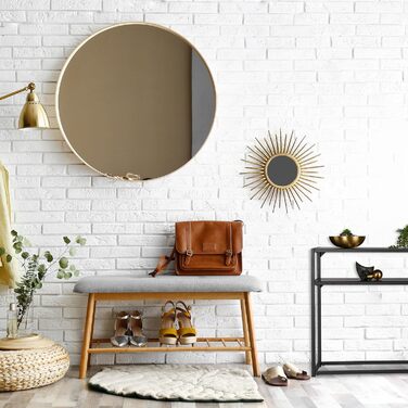 Relaxdays Konsolentisch, 2 Ablagen, Metall & MDF, platzsparend, schmal, 70x110x30 cm, schwarz