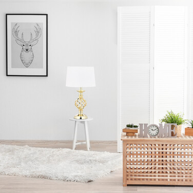 Relaxdays Tischlampe modern dimmbar