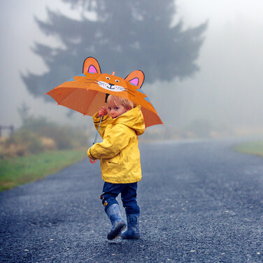 Relaxdays Kinder Regenschirm 'Tiger'
