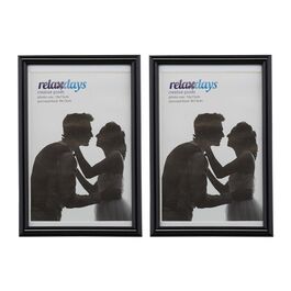 Relaxdays Bilderrahmen 2er Set 10 x 15 cm