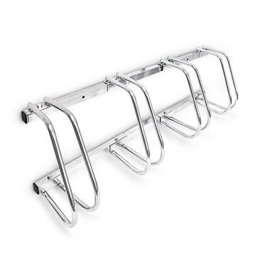 Relaxdays Fahrradständer 4 Fahrräder Stahl 1m