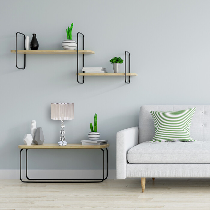 Relaxdays Nachttischlampe Kristall