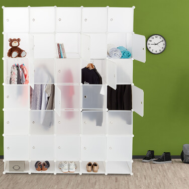 Relaxdays XXL Kleiderschrank Stecksystem