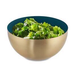 Relaxdays Zweifarbige Salatschüssel aus Edelstahl