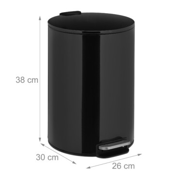 Relaxdays Treteimer 12 Liter