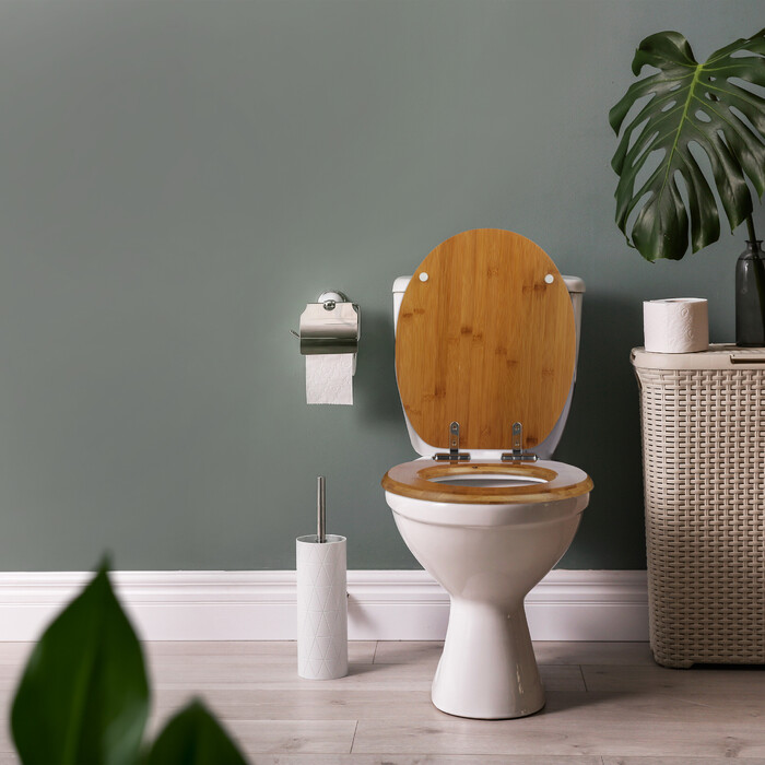 Relaxdays Toilettendeckel mit Absenkautomatik