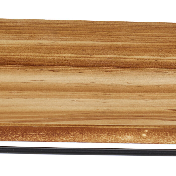 Relaxdays Sechseckiges Wandregal aus Metall