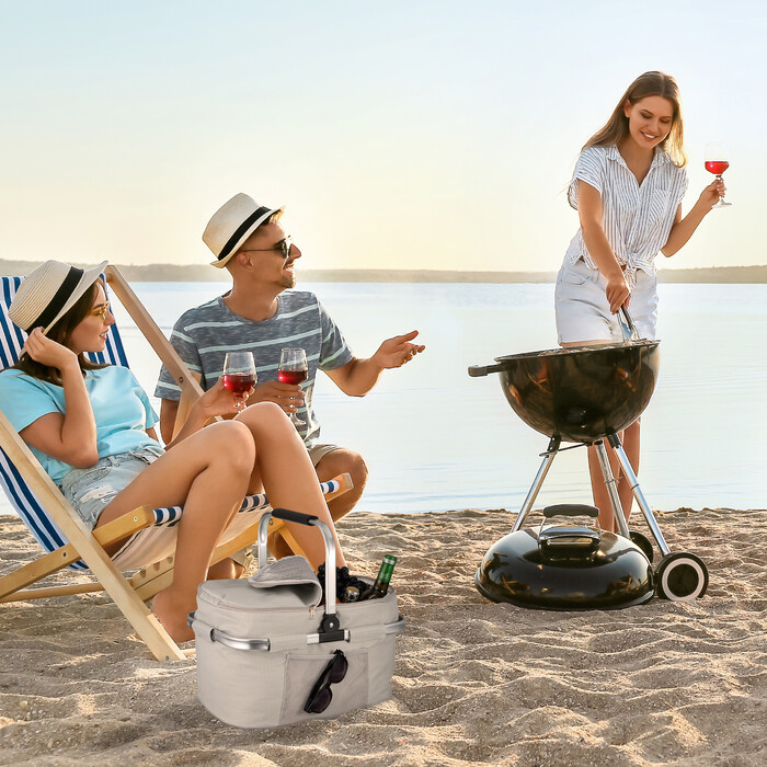 Relaxdays Isolierter Einkaufskorb