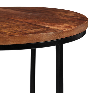 Relaxdays Satztisch 3er Set Mangoholz