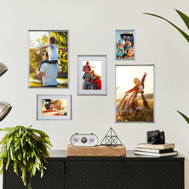 Relaxdays Bilderrahmen 2er Set 13 x 18 cm