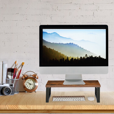 Relaxdays Monitorständer im Industrial-Design