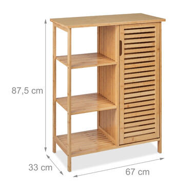 Relaxdays Badschrank aus Bambus