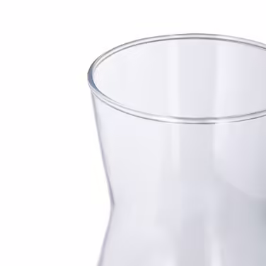 Relaxdays Blumenvase aus Glas