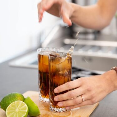 Relaxdays Eiswürfelform, 3,5 cm, BPA-frei, Cocktails, 3,5x19,5x12,5 cm, schwarz (50 Zeichen)
