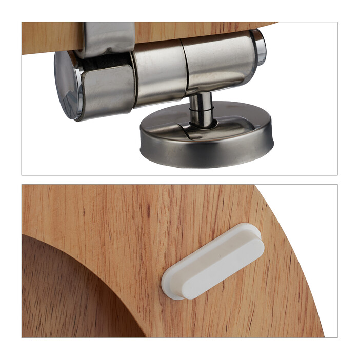 Relaxdays Toilettendeckel mit Absenkautomatik