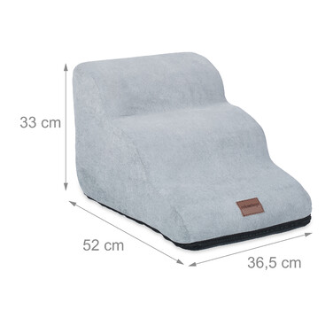 Relaxdays Haustiertreppe mit 3 Stufen