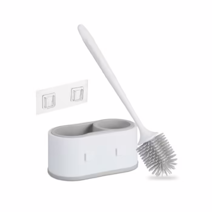 Relaxdays Toilettenbürste mit Wandhalterung