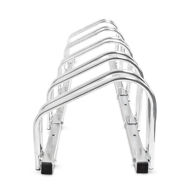 Relaxdays Fahrradständer 5 Fahrräder Stahl 130cm