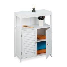 Relaxdays Weißer Badschrank