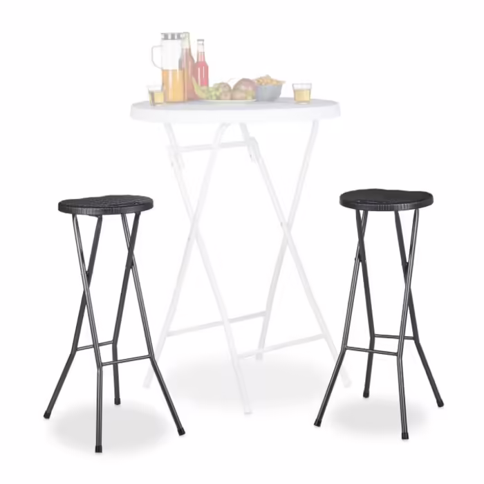 Relaxdays Barhocker klappbar BASTIAN