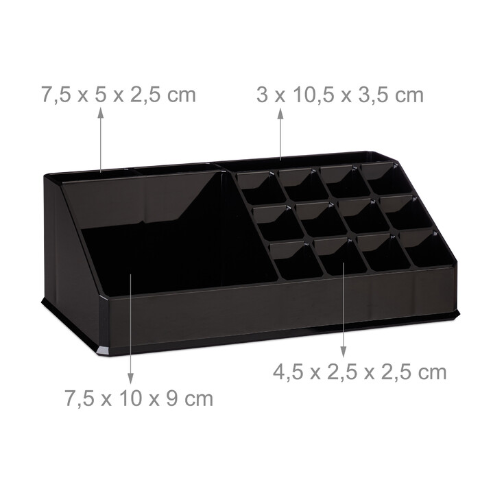 Relaxdays Kosmetikorganizer mit 6 Schubladen