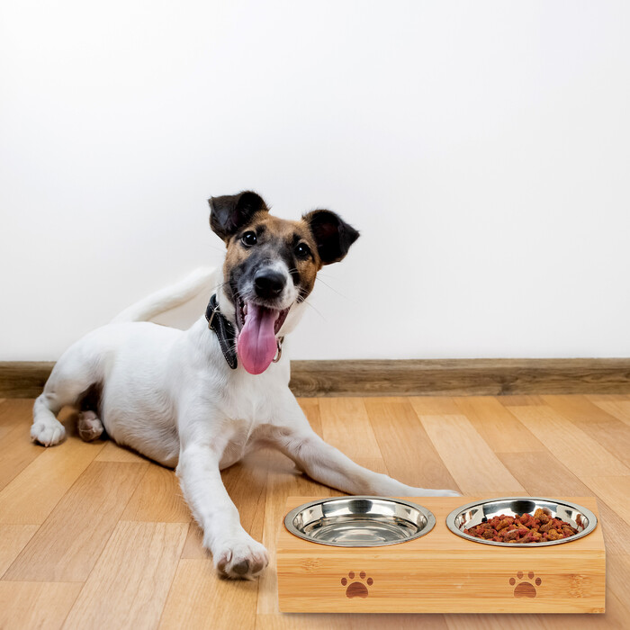 Relaxdays Futterstation für Hunde