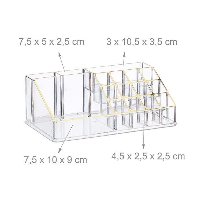 Relaxdays Make Up Organizer mit 8 Schubladen