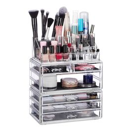 Relaxdays Kosmetikorganizer mit 6 Schubladen