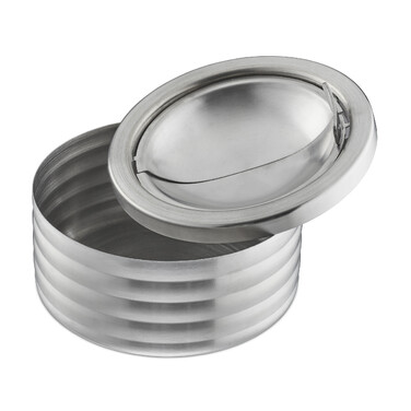 Relaxdays Windaschenbecher mit Deckel