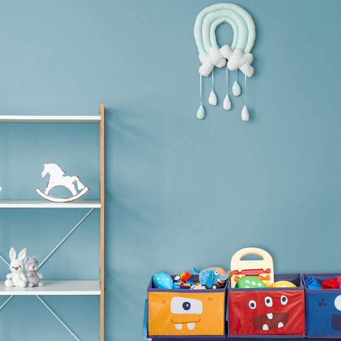 Relaxdays Kinderregal mit Boxen Monster