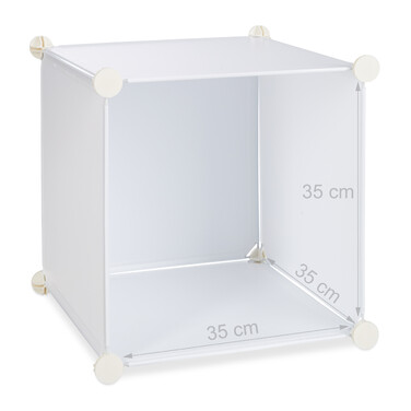 Relaxdays Regalsystem Kleiderschrank 11 Fächer