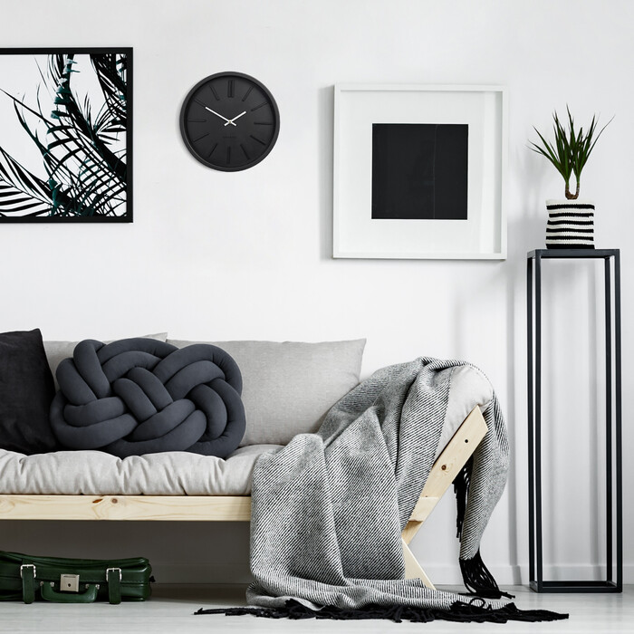 Relaxdays Wanduhr modern